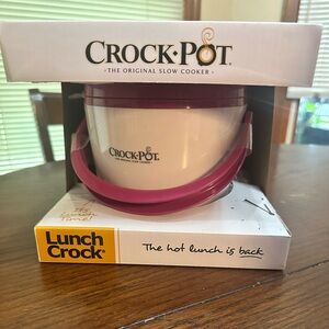 Crock-Pot Lunch Crock Food Warmer - Pink and White